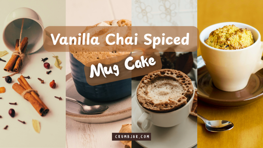 Vanilla Chai Spiced Mug Cake (Fall Vibes Any Time)