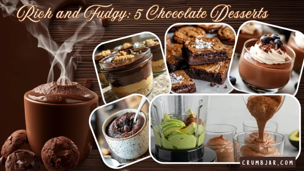 Rich and Fudgy 5 Chocolate Desserts That Are Foolproof and Fast
